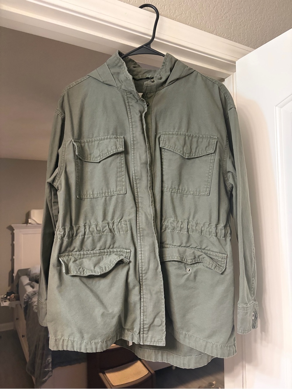 Universal Threads Olive Green Utility Hooded Jacket - Women